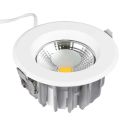 V-TAC VT-26301 Spot led encastré rond 30W cob lumière froide 6500K downlight - SKU 211278