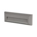 V-TAC VT-1162 LED Wall Lamp Surface Mounted Steplight 3W 110LM Rectangular Gray IP65 211330 Natural White 4000K