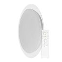 V-TAC VT-8401 Plafonnier LED 40W corps blanc rond 47cm lumière effet étoilé 3en1 dimmable avec télécommande - sku 2114741