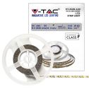 V-TAC VT-3528 600LED 3528 led strip 5Mt 8W/mt warm white light 3000k 120led/mt IP20 sku 212025