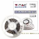 V-TAC VT-5050 300LED Streifen 10W/mt 24V 90LM/W 5050 5M IP20 830lm/mt Kaltweiß 6400K - SKU 212430