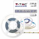 V-TAC VT-2835 630LED strip 24V 8W/mt SMD2835 137lm/w 5Mt 6500K cold white IP20 - SKU 212595