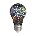 V-TAC VT-2203 3D effect led bulb 3W E27 A60 warm white 3000K chromed glass filament - SKU 212704