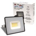 V-TAC VT-4021 20W led smd cold white 6400K E-Series G2 ultra slim black 1620lm IP65 - sku 215948