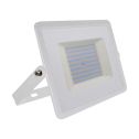 V-TAC VT-40101 Projecteur led 100W smd corps blanc - blanc chaud 3000K E-Series ultra slim IP65 - sku 215967