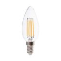 V-TAC VT-2127 LED-Kerzenlampe E14 6 W 100 LM/W Filament warmweiß 3000 K – SKU 217423
