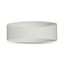 V-TAC VT-705 LED wall lamp 5W 130LM/W rounded wall light in white aluminum 4000K IP20 - 218232