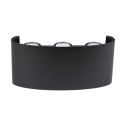 V-TAC VT-846 Lampada LED da parete 6W doppio fascio luminoso applique da muro in alluminio nero luce 3000K IP65 - SKU 218615