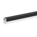 V-TAC VT-4140 Plafonnier LED Linéaire connectable 40W IK08 pour mur ou suspension 120cm Couleur Noir 4000K - 23000