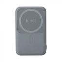 V-TAC power bank magsafe 10000Ah magnetico con ricarica wireless 20W ultrasottile colore grigio - 23040