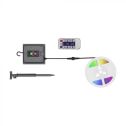 V-TAC 6W LED strip with solar panel and remote control strip kit IP67 coil 5m multicolor RGB light - 23045