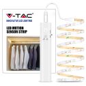 V-TAC VT-8082 2.8W set led motion pir sensor strip 1M IP65 self powered warm white 3000K - SKU 2573