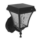 V-TAC VT-982 Applique de jardin solaire à LED facing up 2W 110LM changement de couleur 3IN1 switch corps noir Étanche IP65 - SKU 2889