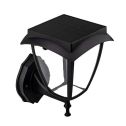 V-TAC VT-982 Applique de jardin solaire à LED facing up 2W 110LM changement de couleur 2IN1 switch corps noir Étanche IP65 - SKU 2892