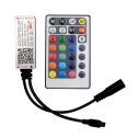 V-TAC VT-2429 Contrôleur Wi-Fi avec télécommande infrarouge IR pour bande led 3IN1+RGB 12V/24V 28 boutons fonctionne avec smartphone - SKU 2900