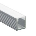 V-TAC VT-8136 Aluminum profile with milky cover diffuser silver body surface mounting 2MT for led strip - sku 2903