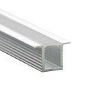 V-TAC VT-8137 Profil en aluminium avec diffuseur couverture milky corps en argent 2MT montage encastré pour bande led - sku 2904