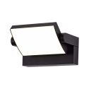 V-TAC VT-11020 applique murale led rectangulaire orientable spot 17W 120lm/w couleur noire 3000k design moderne IP65 sku 2936