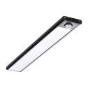 V-TAC LED bar lamp for wardrobe USB rechargeable 1.5w with door sensor furniture light black color 3000k sku 2960