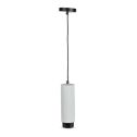 V-TAC VT-864 GU10-GU5.3 Suspended pendant Light 1M gypsum with metal ring gun black - sku 3112
