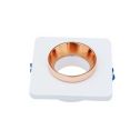 V-TAC VT-862-MRW GU10-GU5.3 housing square gypsum with matt rose gold for Spotlights - sku 3117