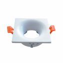 V-TAC VT-876 Plafond carré blanc pour Spotlights LED GU10-GU5.3 - SKU 3170