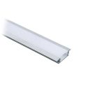 V-TAC VT-8106 Profilo in alluminio colore silver da 2mt copertura satinata per striscia LED 2000 x 24,7 x 7mm - sku 3350