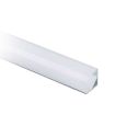 V-TAC VT-8109 Profilo in alluminio angolare da 2Mt colore silver copertura satinata per striscia LED 2000 x 15,8 x 15,8mm - sku 3353