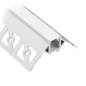 V-TAC VT-8103 Aluminum angular Profile Milky Cover 2MT - sku 3361