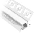 V-TAC VT-8104 Aluminum angular Profile Milky Cover 2MT - sku 3362