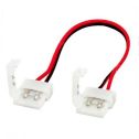 Connettore flessibile con attacchi per striscia LED SMD5050 2 pin Mod.3501