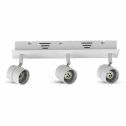 3*GU10 Plafond monter réglable V-TAC Track Light métal Corp Blanc VT-790 - SKU 3619