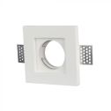 V-TAC VT-765 Spot led encastrable en plâtre GU10 forme carrée Φ100x100mm - SKU 3651