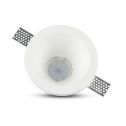 GU10 Housing round GYPSUM White for LED Spotlights V-TAC Φ132mm VT 773 SKU 3654