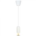 V-TAC VT-7668 Lampadario pendente 1MT E27 in calcestruzzo Ф50mm IP20 bianco - SKU 3746