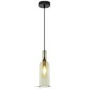 V-TAC VT-7558 Lampadario led forma bottiglia decorativo in vetro trasparente 1MT attacco E14 Ф72mm sku 3771