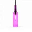 Pendant Light 1MT E14 Bottle Shape Ф72mm - Verre Rose