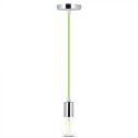 V-TAC VT-7338 Pendant chandelier 1MT E27 in metal with green colored cable Ф39mm IP20 - SKU 3785