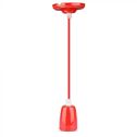 V-TAC VT-7998 Suspension en porcelaine 1mt E27 Ф47mm câble corde rouge IP20 - SKU 3807