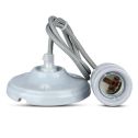 V-TAC VT-7998 Lumière Pendant 1MT E27 lampe à porcelaine haute fréquence Ф47mm IP20 gris - sku 3808