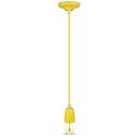 V-TAC VT-7998 Lustre suspendu 1m E27 en porcelaine Ф47mm câble corde couleur jaune IP20 - SKU 3809