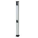 FAAC 401035 Doppelte hohe Säule aus Aluminium für XP20-XP30-Fotozellen und 100-cm-Höhenwähler
