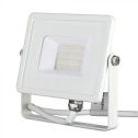 V-TAC PRO VT-20 Faro led 20W slim alluminio bianco chip Samsung SMD bianco freddo 6400K - SKU 444