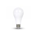 VT-2015 Thermoplastic LED bulb E27 A65 15W warm white 2700K - SKU 4453