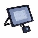 V-TAC PRO VT-20-S 20W LED flutlicht PIR sensor chip samsung SMD 3000K Ultra slim Schwarz IP65 - SKU 451