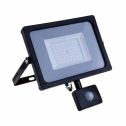 V-TAC PRO VT-20-S 20W LED flutlicht PIR sensor chip samsung SMD 4000K Ultra slim Schwarz IP65 - SKU 452