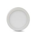 V-TAC VT-1805RD pannello led 18W rotondo montaggio superficiale bianco caldo 3000K + driver - SKU 4916