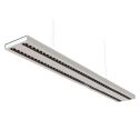 V-TAC PRO VT-7-62 60W led linear hanging suspension up&down light samsung chip smd 4000K silver aluminum linkable dimmable UGR<6 - sku 609