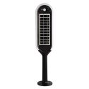 V-TAC VT-945 5W Led solar bollard light day white 4000K with PIR sensor 2IN1 lamp post/spike black+white body 70cm IP65 - sku 6665