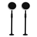 V-TAC VT-943 3W Led solar garden light day white 4000K 360° adjustable 2IN1 lamp post/spike black+white body 42~80cm adjustable IP65 box 2pcs/pack - sku 6667